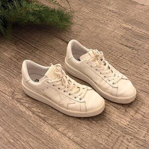 Golden Goose Pure White Sneakers